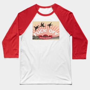 Fuck Off - I'm Social Distancing - Asian Inspired Theme Baseball T-Shirt